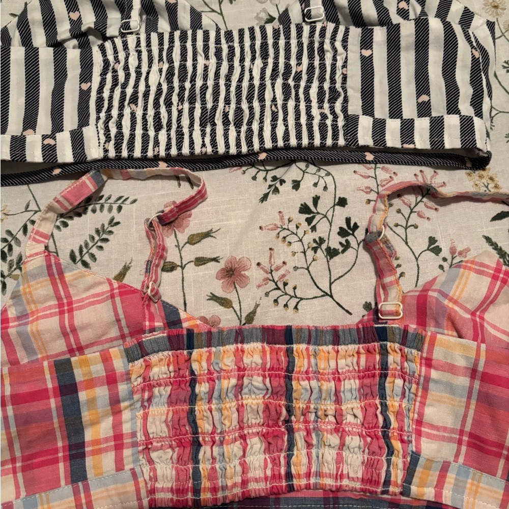 Old Navy women’s Crop top bra and Wide Leg Pants size medium NWT 4 piece set
